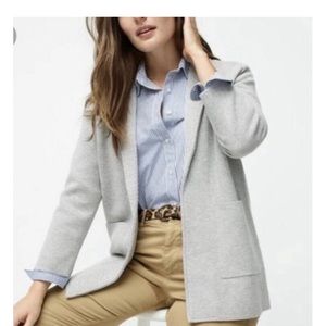 J. Crew sweater blazer gray XS